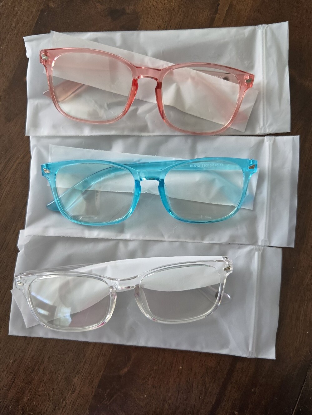 Three Pairs Of Bluelight Glasses